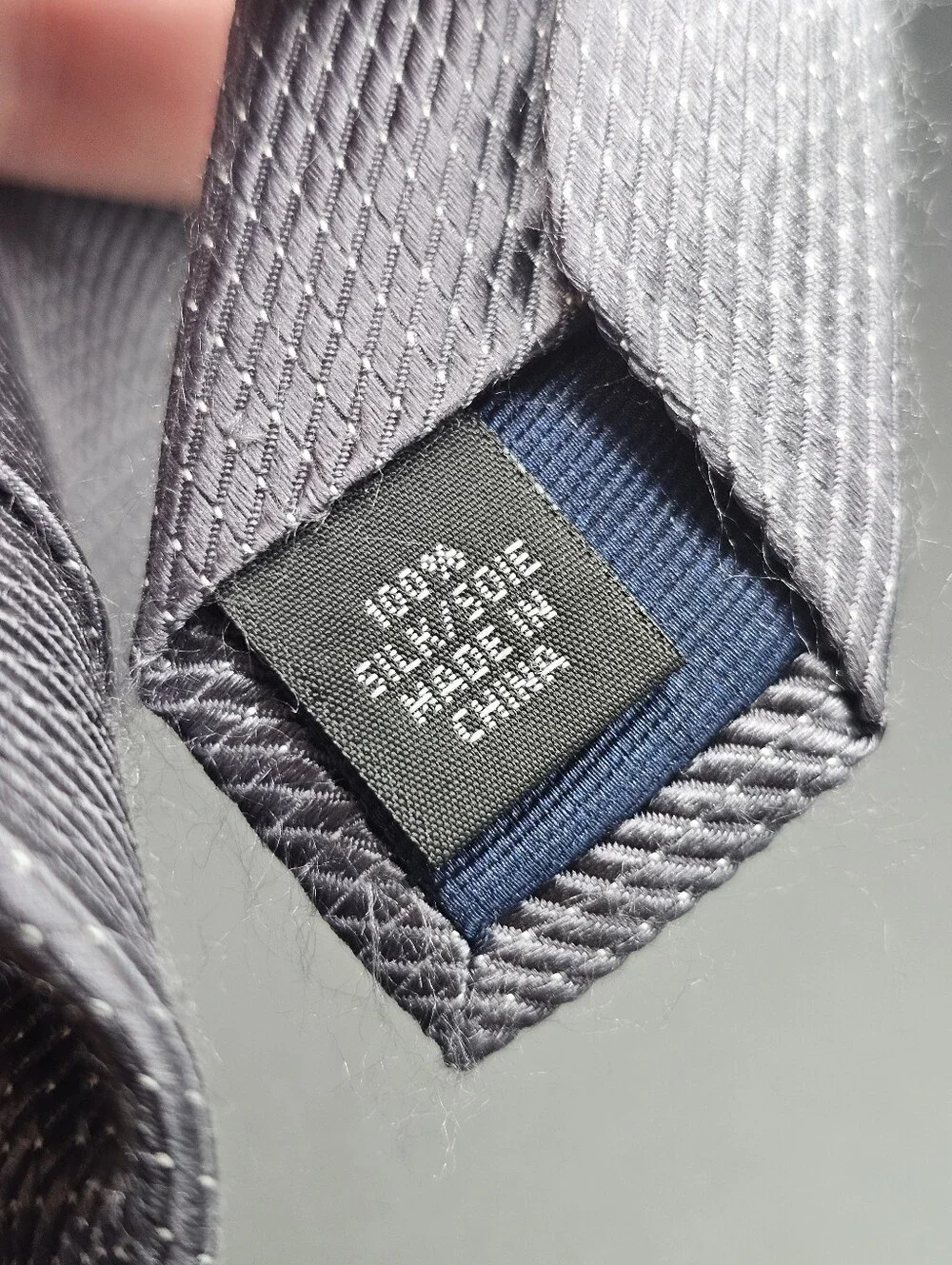 Michael Michael Kors Men's Gray Textured Dot Silk Necktie Business Neck Wear